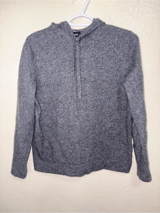 NAADAM Tops - NAADAM Women's  Heather Gray 100% Cashmere  Hoodie Sweater